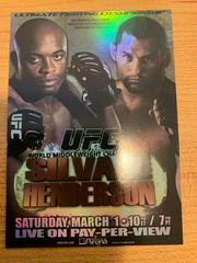 UFC 82, Anderson Silva, Dan Henderson #UFC82 Ufc Cards 2010 Topps UFC Fight Poster Review Prices