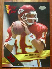 Joe Montana [20 Stripe] #67 Football Cards 1993 Wild Card Prices