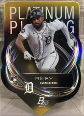 Riley Greene [Gold] Baseball Cards 2023 Bowman Platinum Plating Die Cut Prices