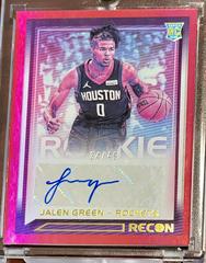 Jalen Green [Red] Basketball Cards 2021 Panini Recon Rookie Signatures Prices