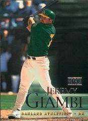 Jeremy Giambi #61 Baseball Cards 2000 Skybox Prices