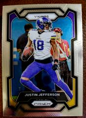 Front | Justin Jefferson Football Cards 2023 Panini Prizm