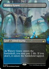 Watery Grave [Borderless Foil] #301 Magic Ravnica Remastered Prices