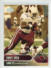 Emmitt Smith [UD Exclusives Vintage] #3 Football Cards 2004 Upper Deck Prices