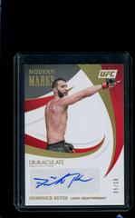 Dominick Reyes [Gold] Ufc Cards 2021 Panini Immaculate UFC Modern Marks Autograph Prices