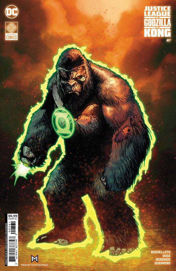 Justice League vs. Godzilla vs. Kong [Duce Foil] #7 (2024) Comic Books Justice League vs. Godzilla vs. Kong