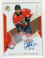 Vincent Trocheck [Autograph Limited] #17 Hockey Cards 2018 SP Authentic Prices