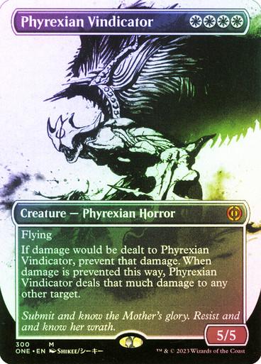 Phyrexian Vindicator [Showcase Foil] #300 Magic Phyrexia: All Will Be One