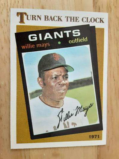 Willie Mays [Turn Back the Clock] #403 photo