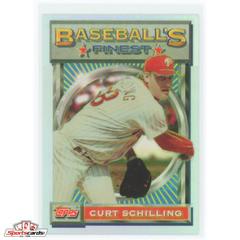 Curt Schilling [Refractor] #10 Baseball Cards 1993 Finest Prices