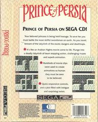 Prince Of Persia - Back | Prince of Persia Sega CD