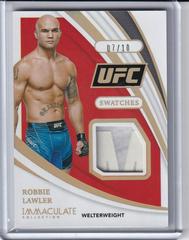 Robbie Lawler [Gold] #S-RLW Ufc Cards 2021 Panini Immaculate UFC Swatches Prices