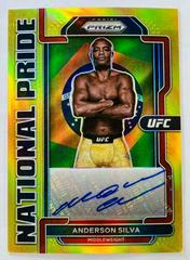 Anderson Silva [Gold] #NP-ASV Ufc Cards 2022 Panini Chronicles UFC National Pride Signatures Prices