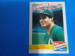 Jose Canseco #5 Baseball Cards 1989 Bazooka Prices