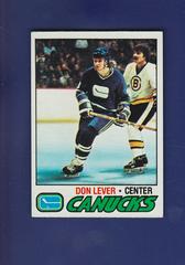 Don Lever Hockey Cards 1977 Topps Prices