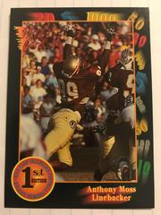 Anthony Moss Football Cards 1991 Wild Card College Draft Picks Prices