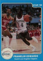 Franklin Edwards Basketball Cards 1986 Star Prices