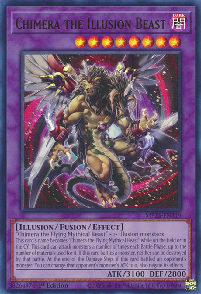 Chimera the Illusion Beast MP24-EN219 YuGiOh 25th Anniversary Tin: Dueling Mirrors