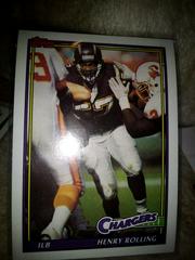 Henry Rolling #437 Football Cards 1991 Topps Prices