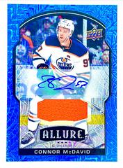 Connor McDavid [Blue Line Autograph Jersey] #50 Hockey Cards 2020 Upper Deck Allure Prices