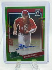 Brady House [Lime Green] #RPS-BH Baseball Cards 2023 Panini Donruss Optic Rated Prospect Signatures Prices