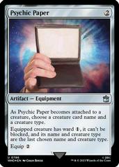 Psychic Paper [Foil] Magic Doctor Who Prices