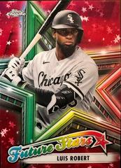 Luis Robert [Red Refractor] #FS-1 Baseball Cards 2021 Topps Chrome Future Stars Prices