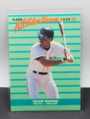 Wade Boggs Baseball Cards 1988 Fleer All Stars Prices