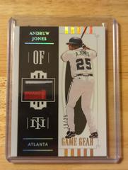 Andruw Jones Game Gear Baseball Cards 2021 Panini National Treasures Prices