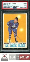 Brit Selby [Trade Noted on Front] Hockey Cards 1970 O-Pee-Chee Prices