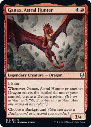 Ganax, Astral Hunter #176 Magic Commander Legends: Battle for Baldur's Gate