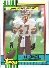 A.J. Johnson Football Cards 1990 Topps Prices