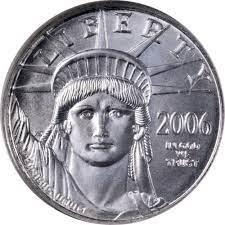 2006 Coins $10 American Platinum Eagle