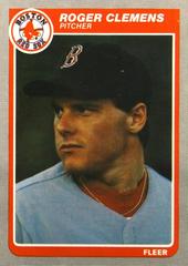 Roger Clemens Baseball Cards 1985 Fleer Prices