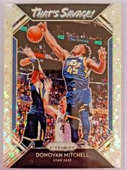 Donovan Mitchell [Fast Break Prizm] Basketball Cards 2018 Panini Prizm That's Savage Prices