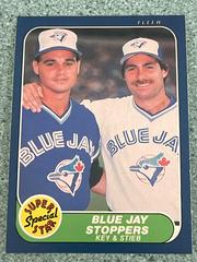 Blue Jay Stoppers [J. Key, D. Stieb] Baseball Cards 1986 Fleer Prices