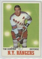 Tim Horton Hockey Cards 1970 Topps Prices