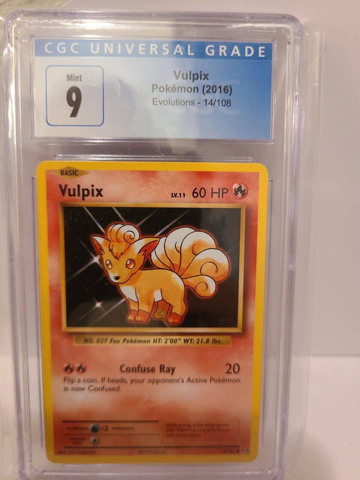 Vulpix | Graded 9 | Pokemon Evolutions