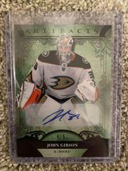 John Gibson [Black Autograph] Hockey Cards 2020 Upper Deck Artifacts Prices