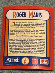 Roger Maris #8 Baseball Cards 1990 Score the MVP's Prices