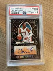 Dwyane Wade [Orange] Basketball Cards 2021 Panini Obsidian Aurora Autographs Prices