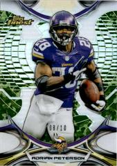 Adrian Peterson [Camo Refractor] Football Cards 2015 Topps Finest Prices