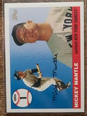 Mickey Mantle #1 Baseball Cards 2006 Topps Mantle Home Run History Prices