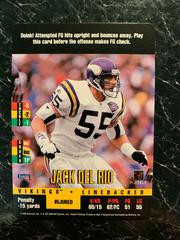 Jack Del Rio Football Cards 1995 Panini Donruss Red Zone Prices