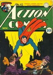 Action Comics #42 (1941) Comic Books Action Comics Prices