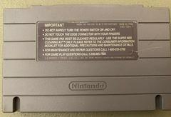 Back Label Of Cartridge | Contra III The Alien Wars [Not for Resale] Super Nintendo