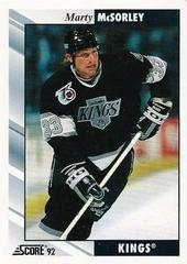Marty McSorley #26 Hockey Cards 1992 Score Prices