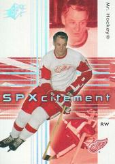 Mr. Hockey [Gordie Howe] #89 Hockey Cards 2002 SPx Prices