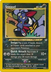 Sneasel [1st Edition] #24 Prices | Pokemon Neo Revelation