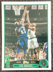 Vin Baker Basketball Cards 2003 Topps Prices